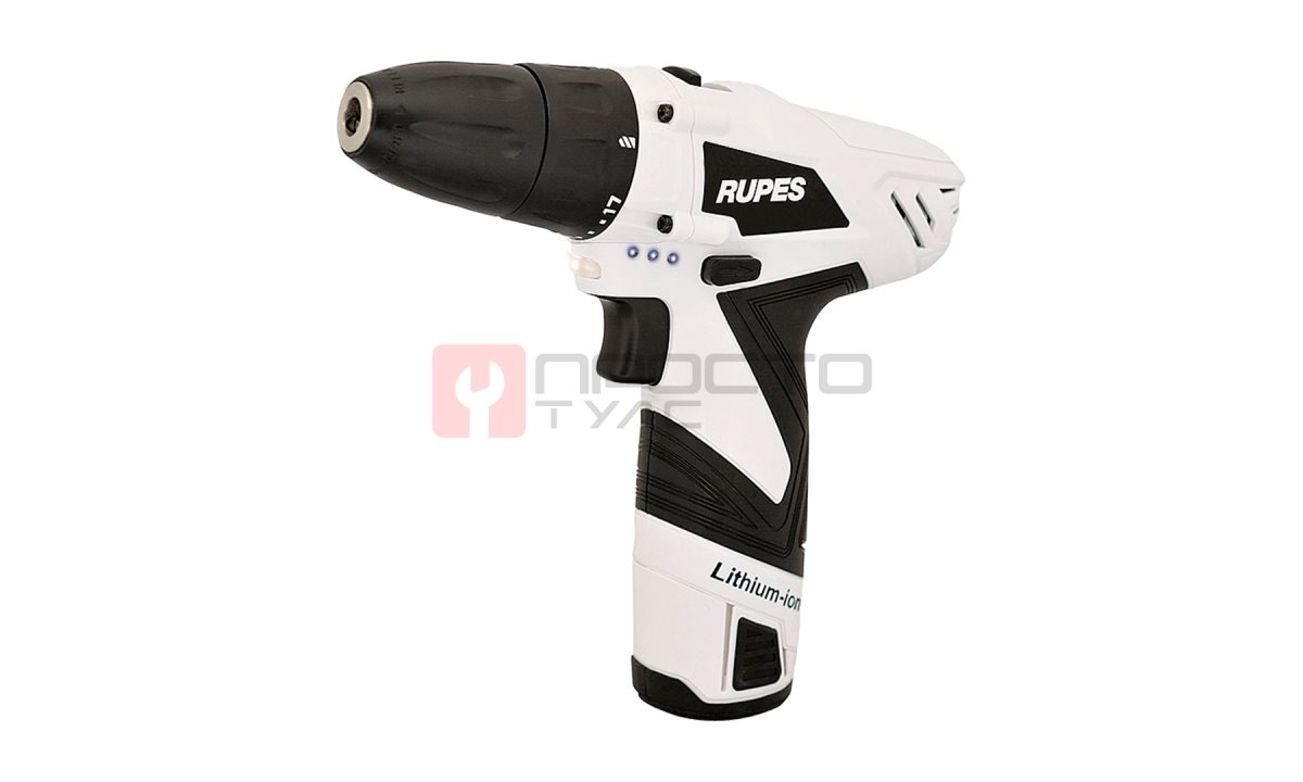  Дрель-шуруповерт с литиевыми батареями 12 В, RUPES, DD120LTN (0)