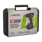  DBE-7332CKIT Дрель-шуруповерт аккумуляторная DeBever бесщеточная, ударная, 85Nm, 20+3, 13мм, 20В, 2 Ач в наборе с аккумулятором и зарядным устро мни (1)