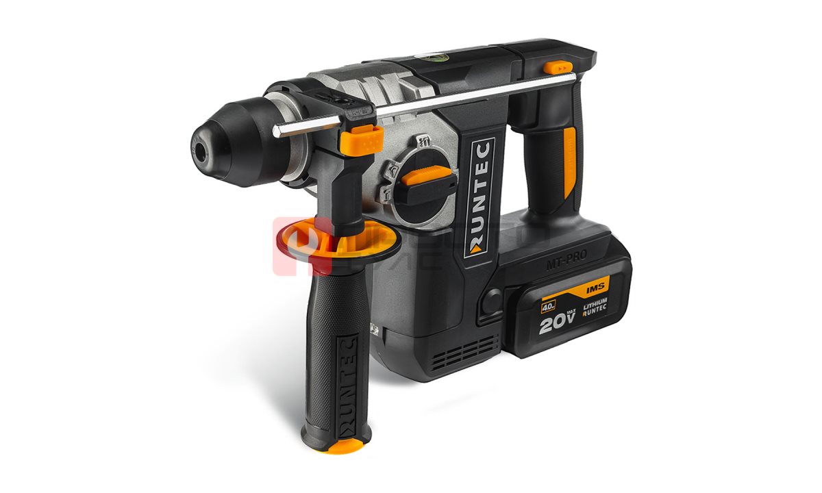  RUNTEC RT-EH750 Перфоратор аккумуляторный RUNTEC PRO 2.3Дж, 20В, 2*4Ач, 750Вт (0)
