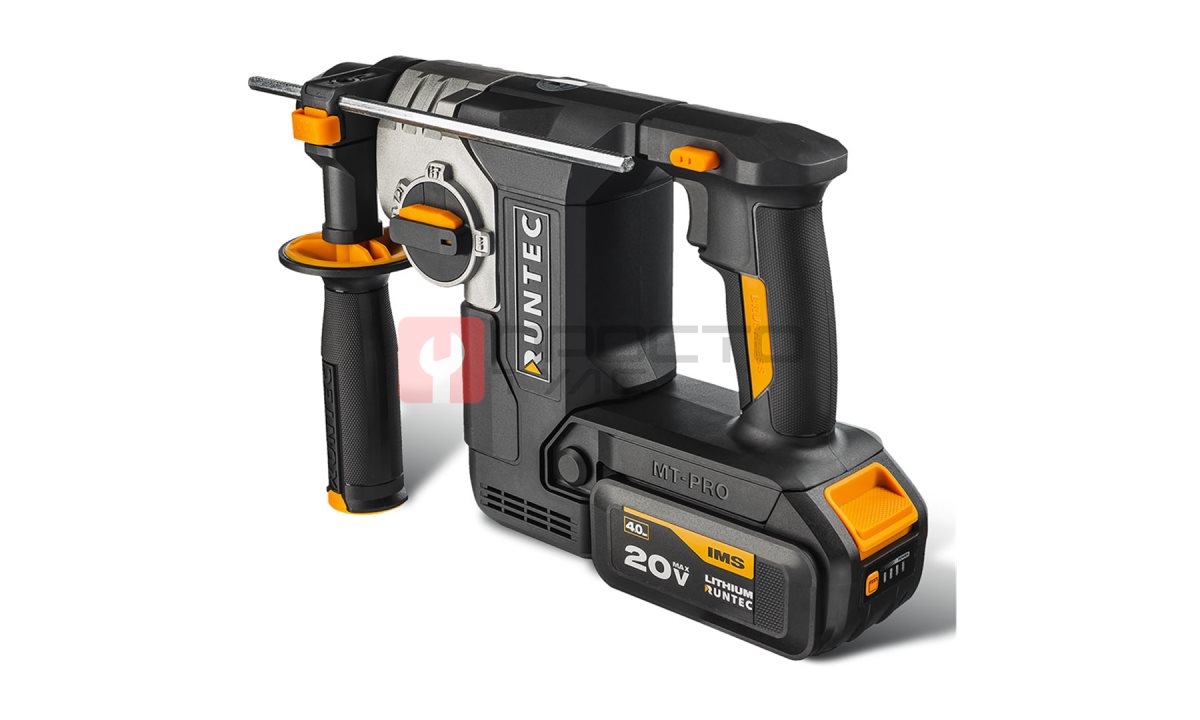  RUNTEC RT-EH750 Перфоратор аккумуляторный RUNTEC PRO 2.3Дж, 20В, 2*4Ач, 750Вт (1)