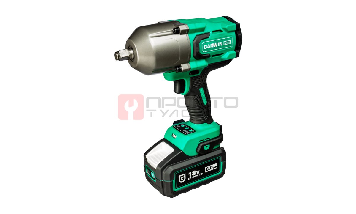  GARWIN PRO PBA102-1000 Гайковерт ударный аккумуляторный BL 18В 1/2