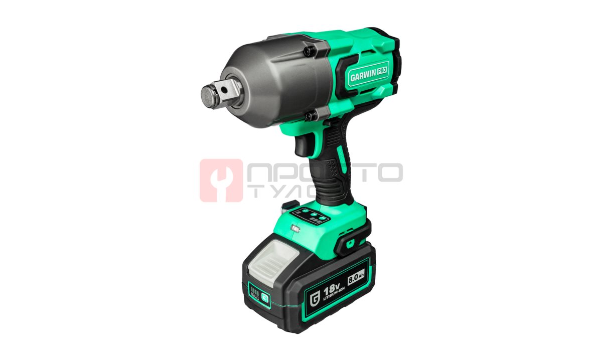  GARWIN PRO PBA103-1500 Гайковерт ударный аккумуляторный BL 18В 3/4