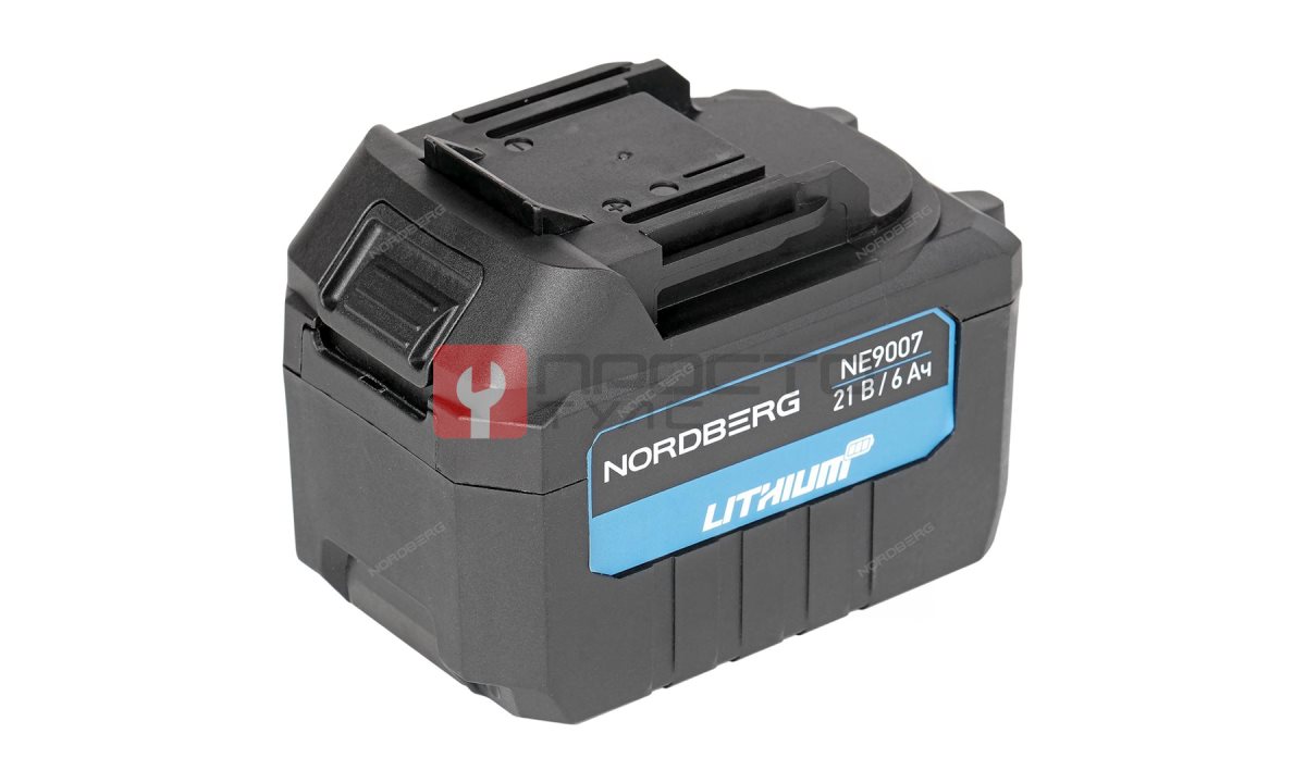  Аккумулятор Li-ion, 21 В, 6 А·ч NORDBERG NE9007 (0)