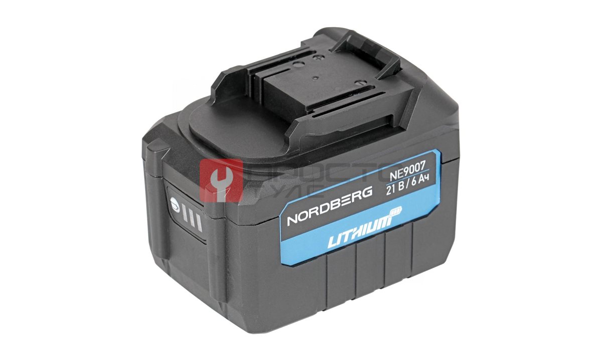  Аккумулятор Li-ion, 21 В, 6 А·ч NORDBERG NE9007 (1)