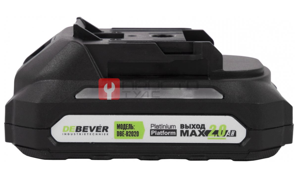  DBE-B2020 Аккумулятор DeBever li-ion; 20В; 2,0 Ач (0)