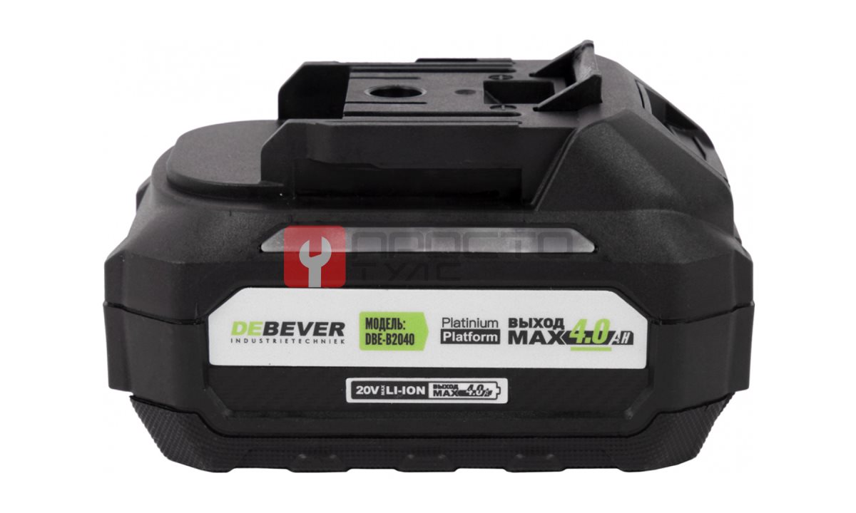  DBE-B2040 Аккумулятор li-ion; 20В; 4,0 а/ч (Debever) (0)