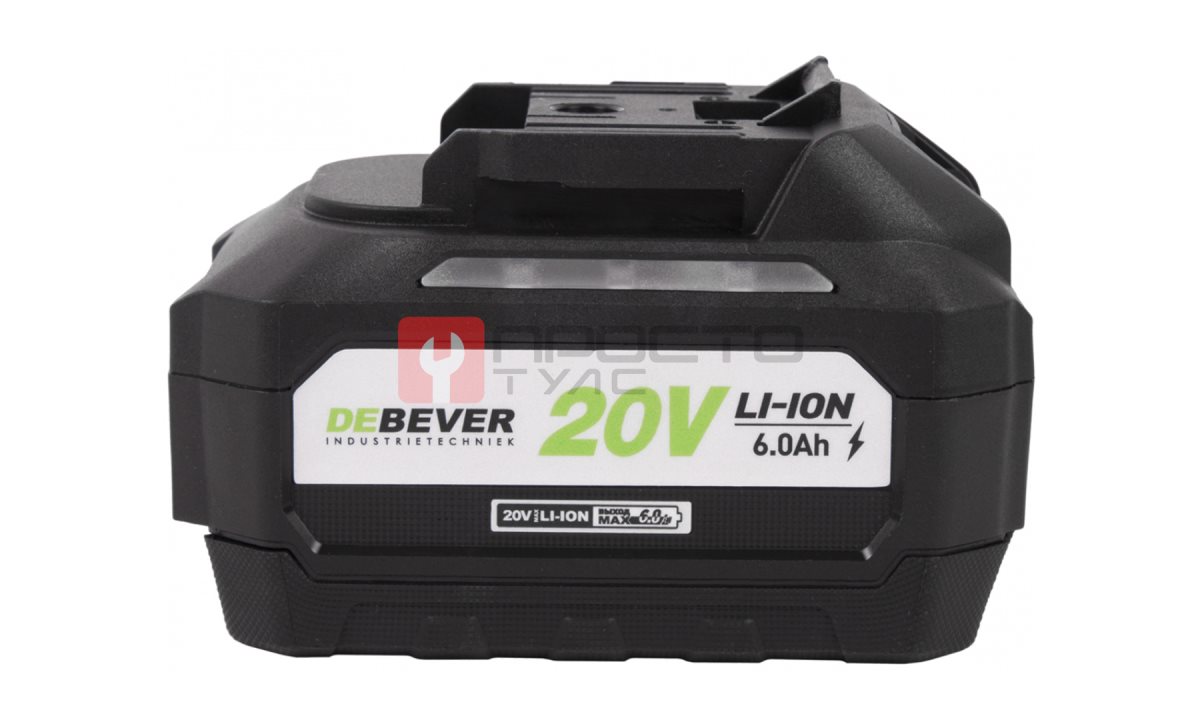  DBE-B2060 Аккумулятор DeBever li-ion; 20В; 6,0 Ач (0)