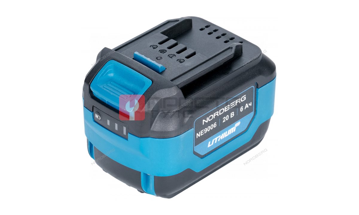  Аккумулятор Li-ion, 20 В, 6 А·ч NORDBERG NE9006 (0)