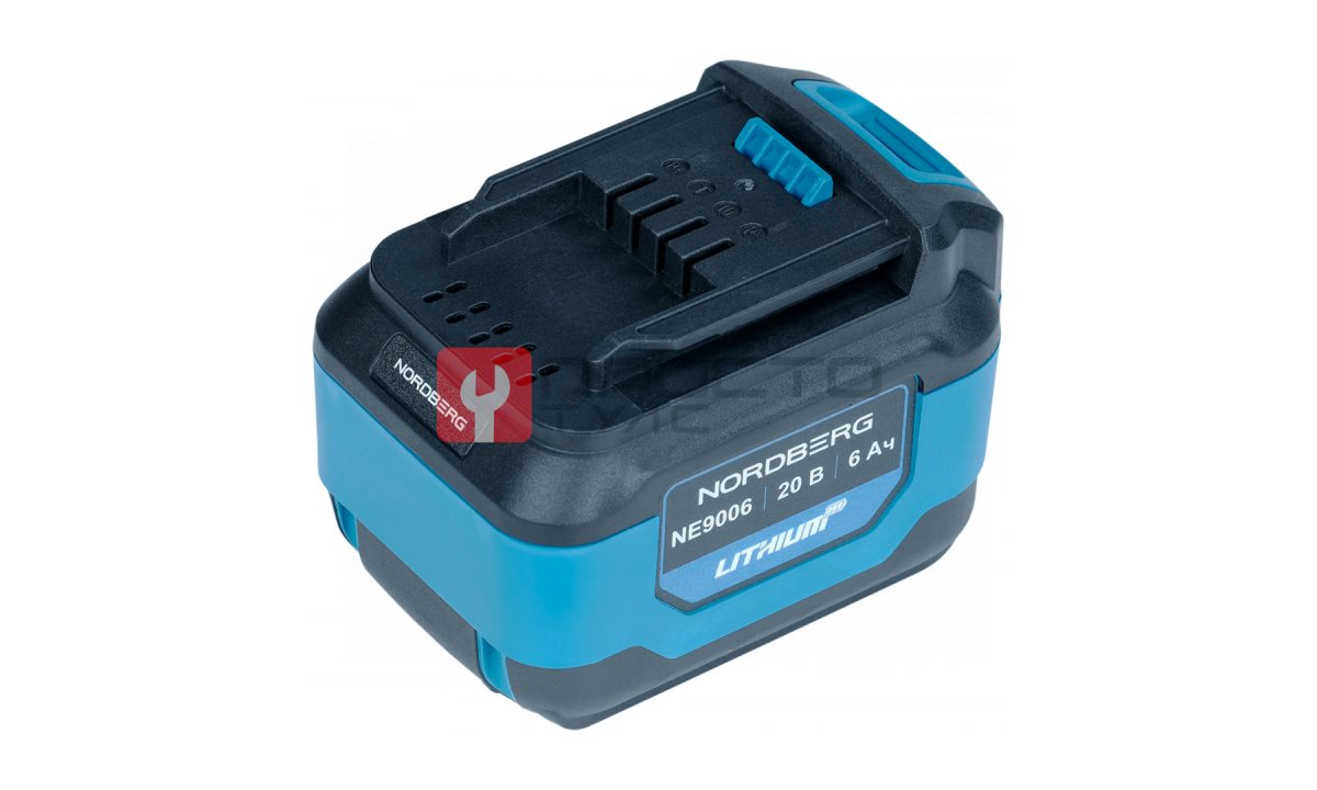  Аккумулятор Li-ion, 20 В, 6 А·ч NORDBERG NE9006 (1)