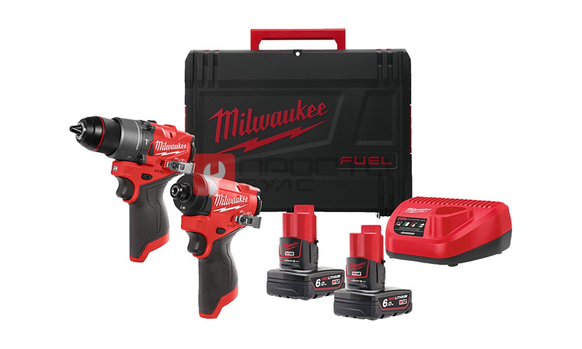  Набор инструментов, Milwaukee, M12 FPP2A2-602X, 4933480588 (0)