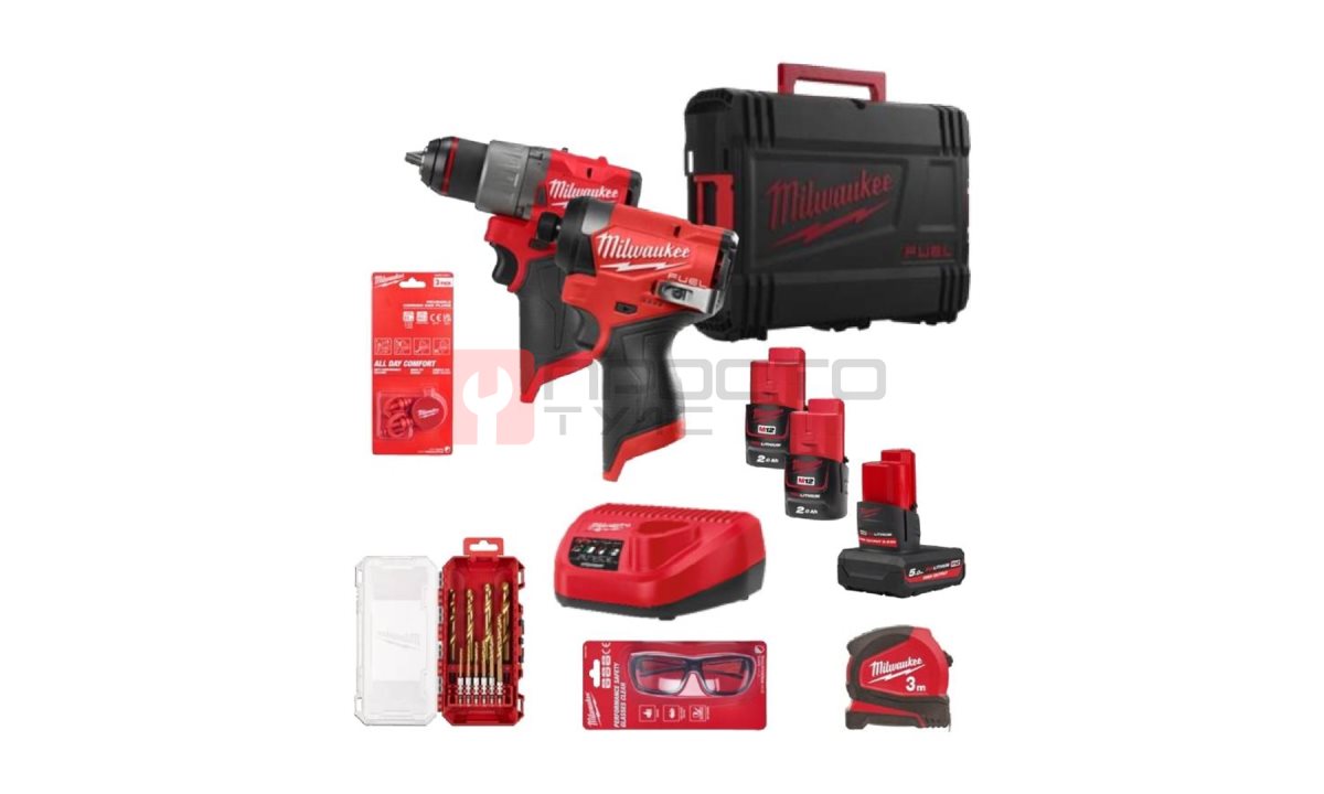  Промо-набор M12 FDD2100P 100-летие Milwaukee, M12 FDD2100P, 493310001 (0)