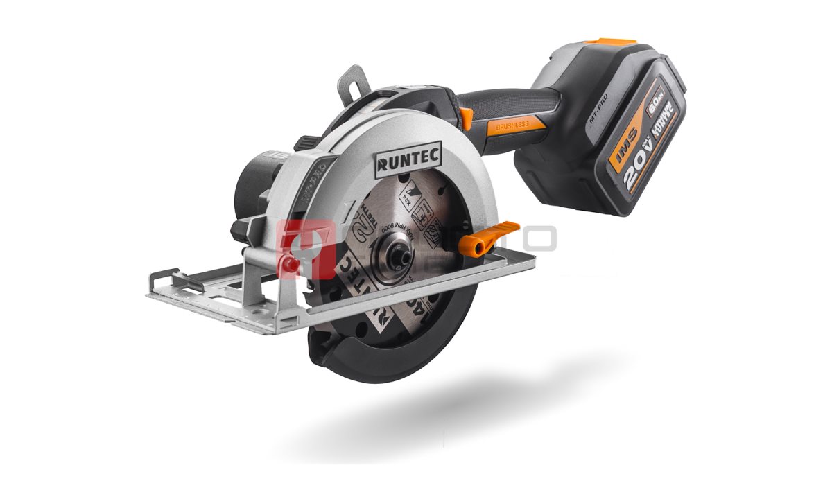  RUNTEC RT-CS1080 Пила циркулярная аккумуляторная RUNTEC PRO 140*20 мм, 20В, 1*6Ач (0)