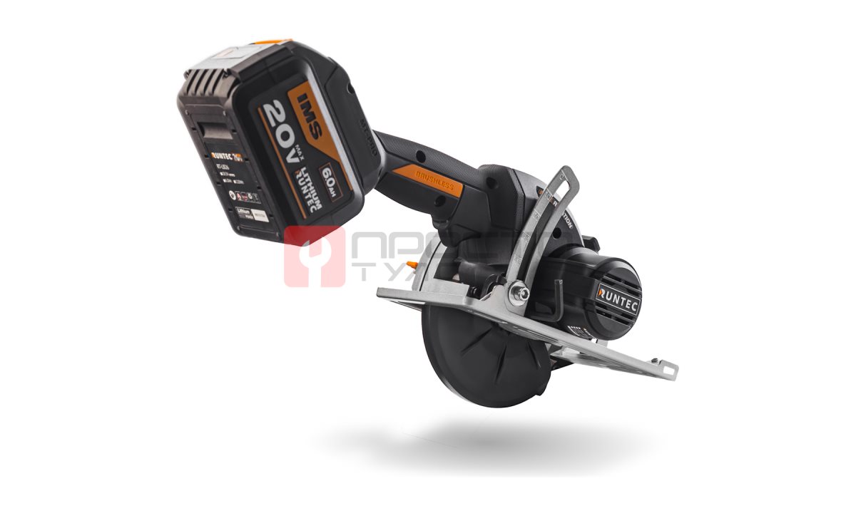  RUNTEC RT-CS1080 Пила циркулярная аккумуляторная RUNTEC PRO 140*20 мм, 20В, 1*6Ач (1)
