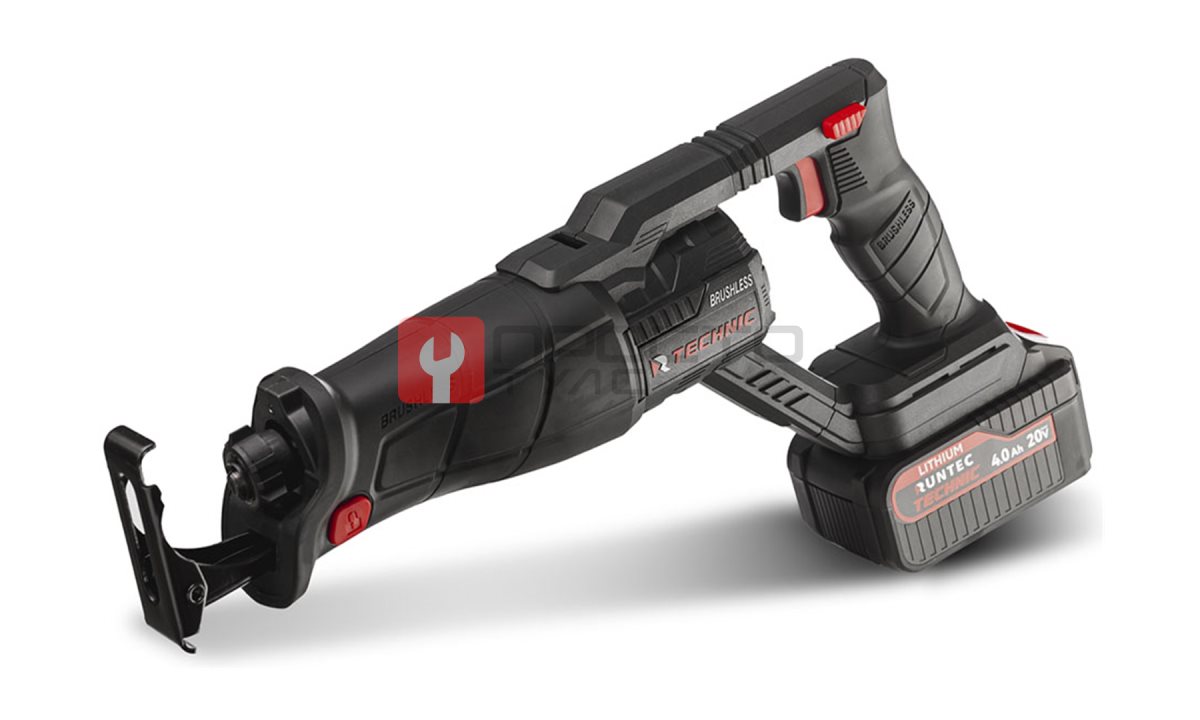  RUNTEC RT-RS700T Пила сабельная аккумуляторная RUNTEC TECHNIC 20В, 2*4Ач, 700Вт (0)