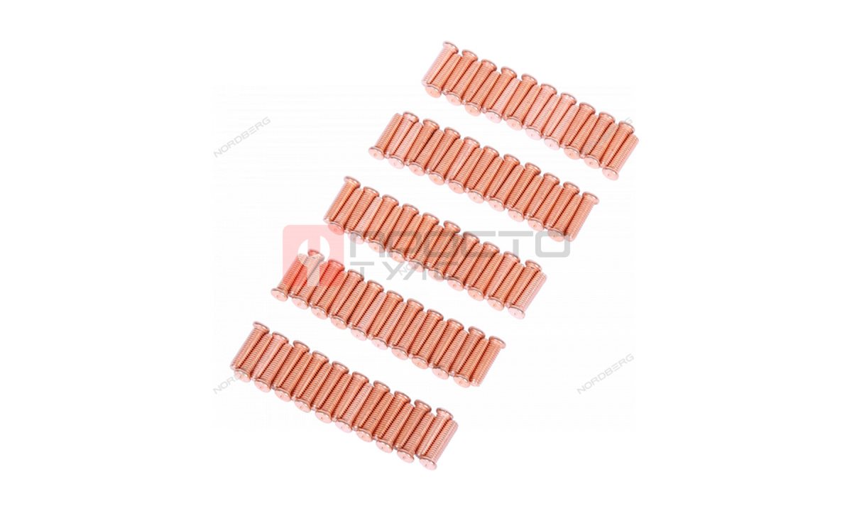  Болт омедненный для сварки, M4х16, 100 шт. NORDBERG F016(M4) (0)