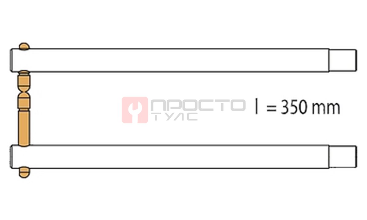  Плечо стандартное L=350 мм для HAMMER DDT (2 шт.) (0)