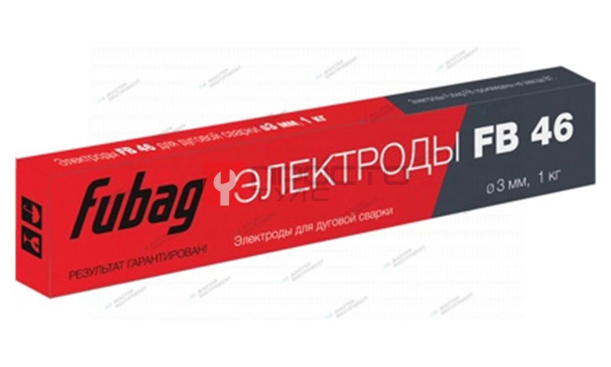  Электрод сварочный с рутилово-целлюлозным покрытием FUBAG FB 46 D4.0 мм (0)