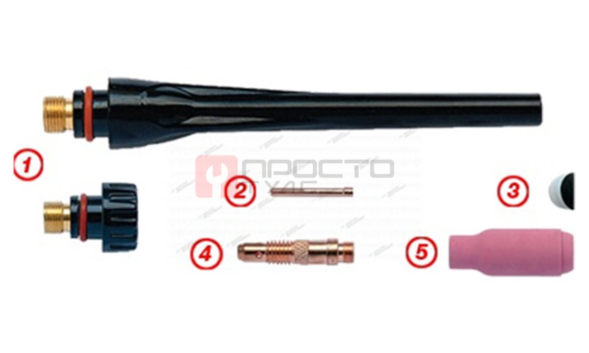  Сварочная горелка FUBAG TIG 17 5P 4M UP&DOWN 68304 (1)