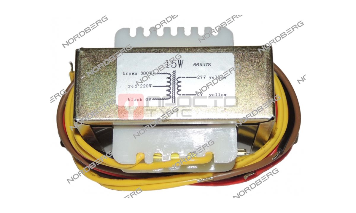  Трансформатор 15W для WS6 NORDBERG WS6#TR15W (0)