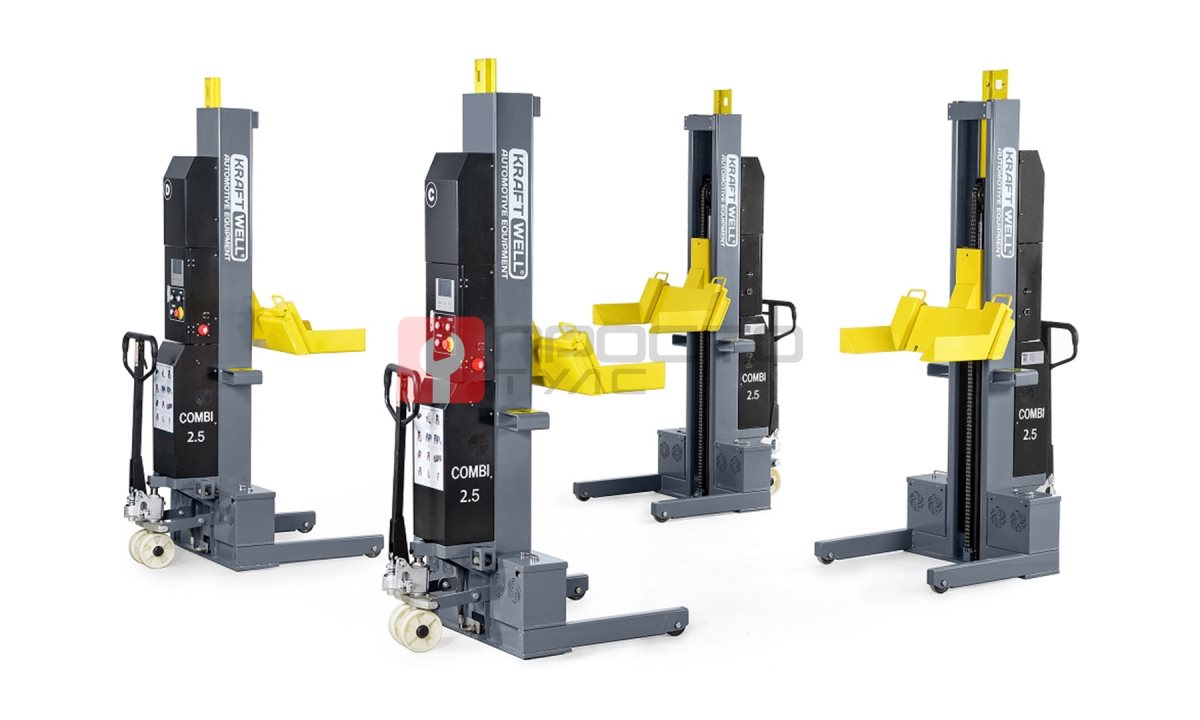  KraftWell COMBI2.5 Колонны подкатные г/п 4х2,5 т. электрогидравлические беспроводные (0)