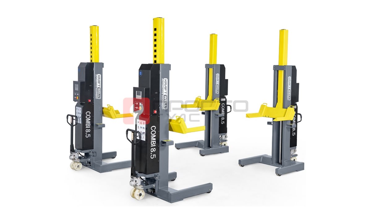  KraftWell COMBI8.5 Колонны подкатные г/п 4х8,5 т. электрогидравлические беспроводные (0)