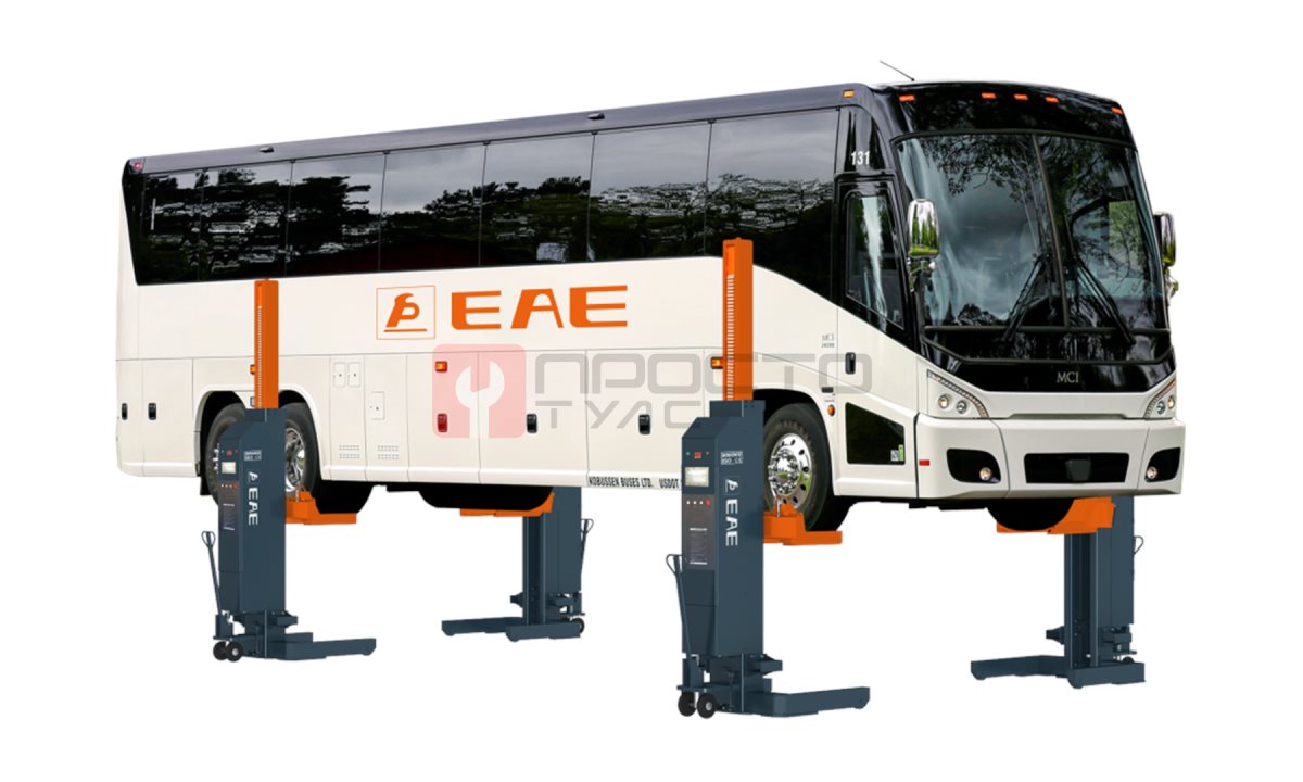  Комплект подкатных колонн Everlift EE-HDM84 (4шт по 8т.). Беcпроводные. (0)