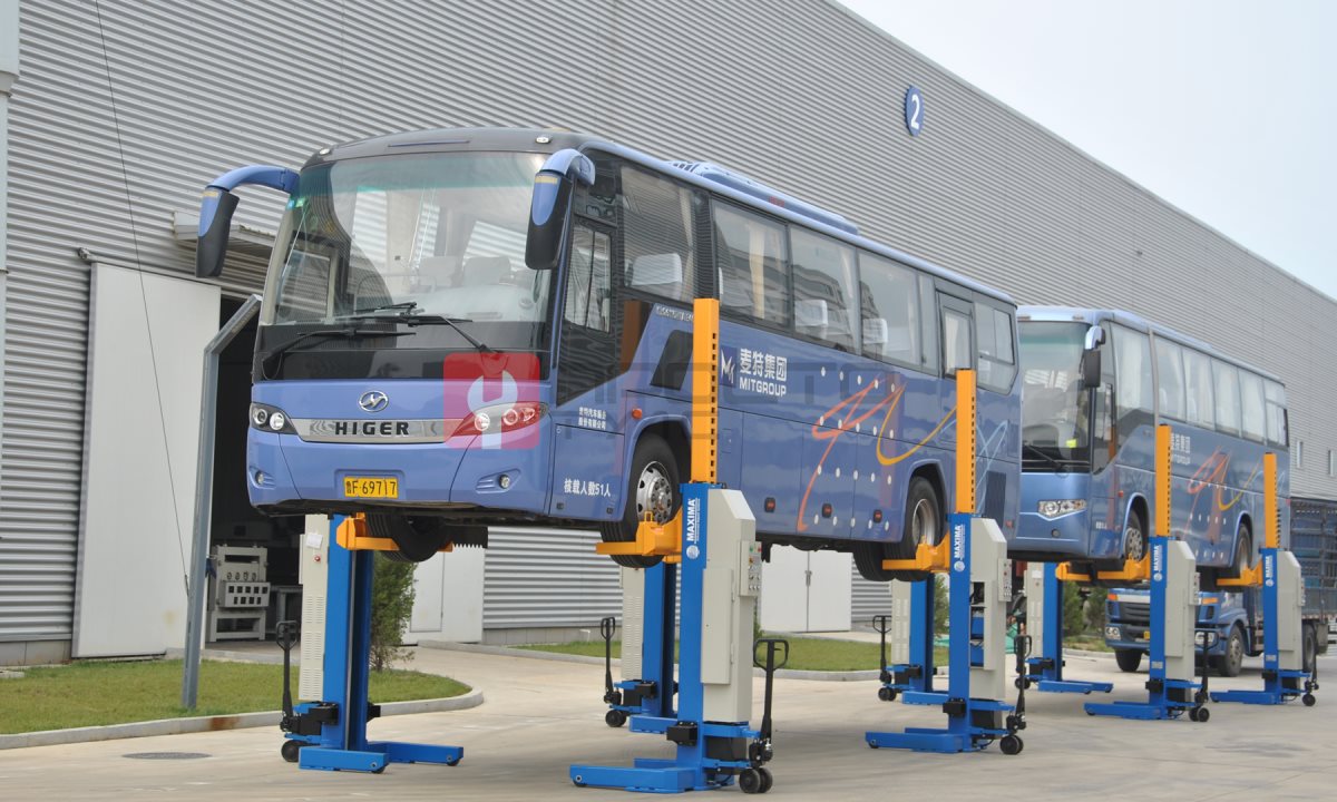  FC75W-6 Комплект беспроводных подкатных колонн для грузовых автомобилей, г/п 7.5 т. (6шт) (1)