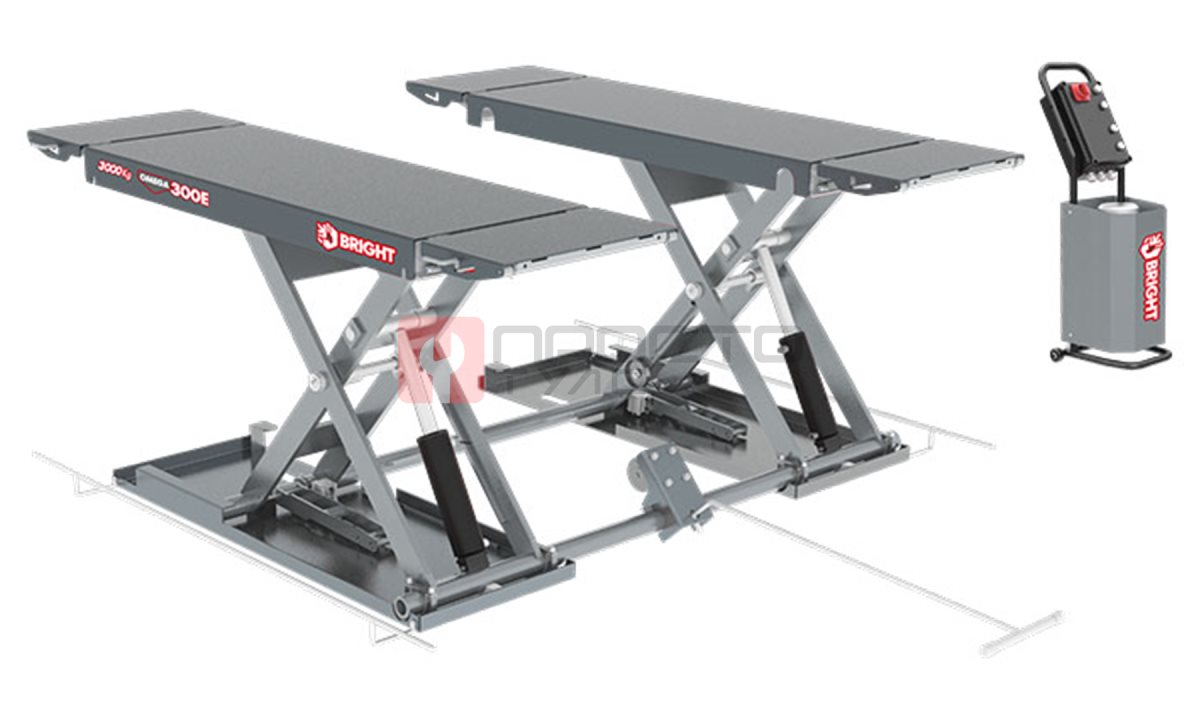  Подъёмник электрогидравлический шиномонтажный 3 т. RAL7040, BRIGHT, OMEGA 300E (0)