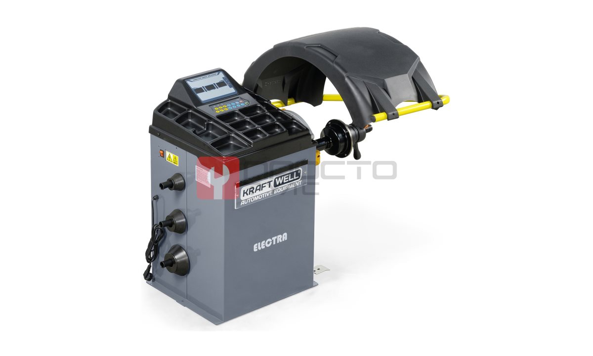  KraftWell ELECTRA KRW243 Балансировочный станок полуавтомат, педаль, лазер (0)