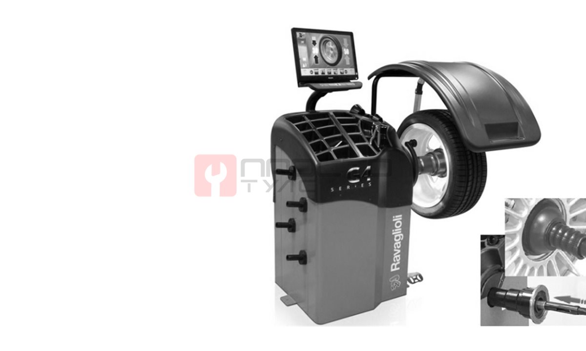  Балансировочный станок (стенд) Ravaglioli GP4.140R. Цвет серый RAL 7040. (0)