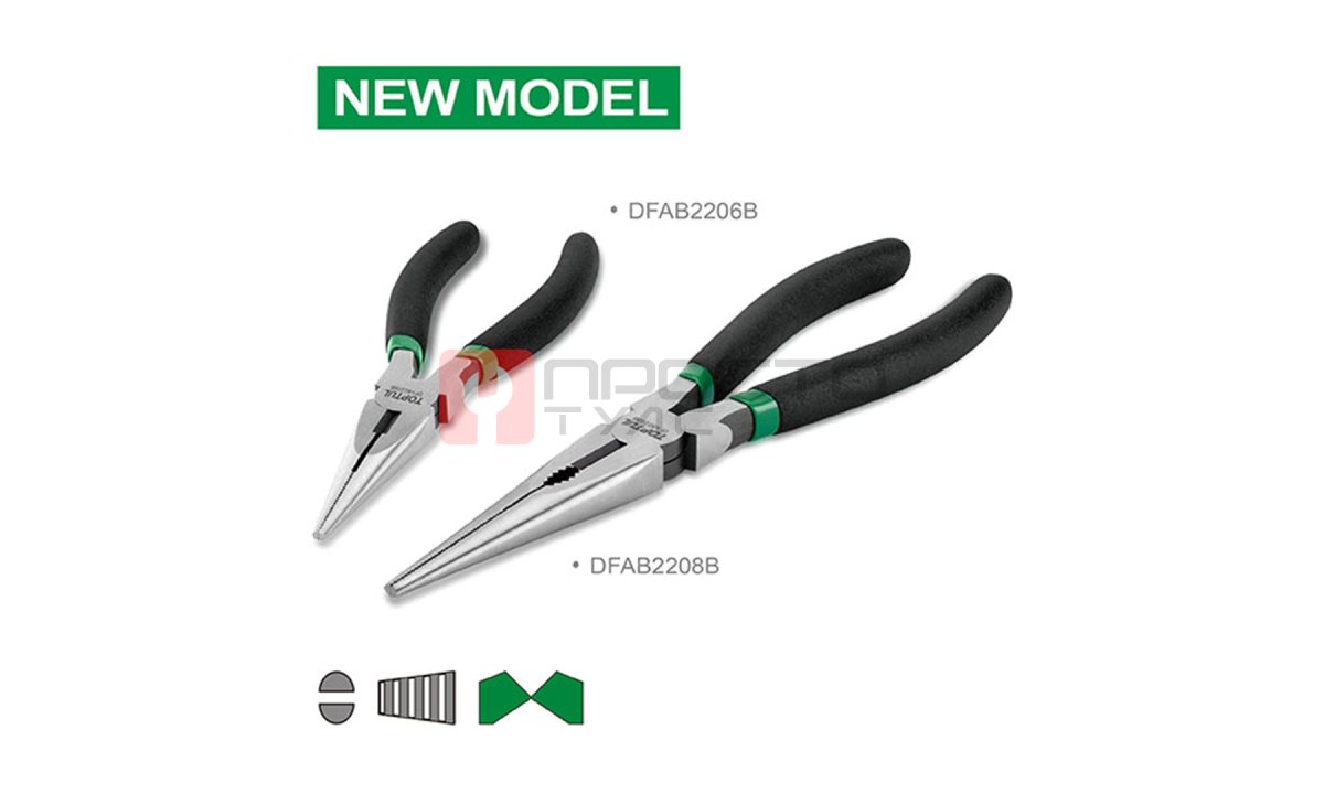  Тонкогубцы прямые 150 мм TOPTUL DFAB2206B (0)