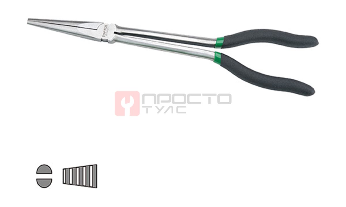 Длинногубцы прямые 280 мм TOPTUL DFAG1211 (0)