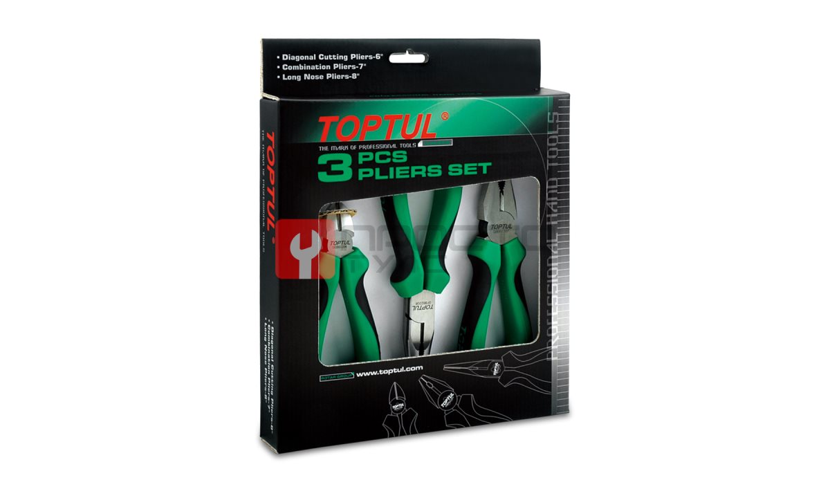  Набор губцевого инструмента 3 предмета TOPTUL GAAE0302 (0)