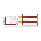  KHL-4000A Подъемник четырехстоечный, 4 т. под 3D сход-развал мни (1)