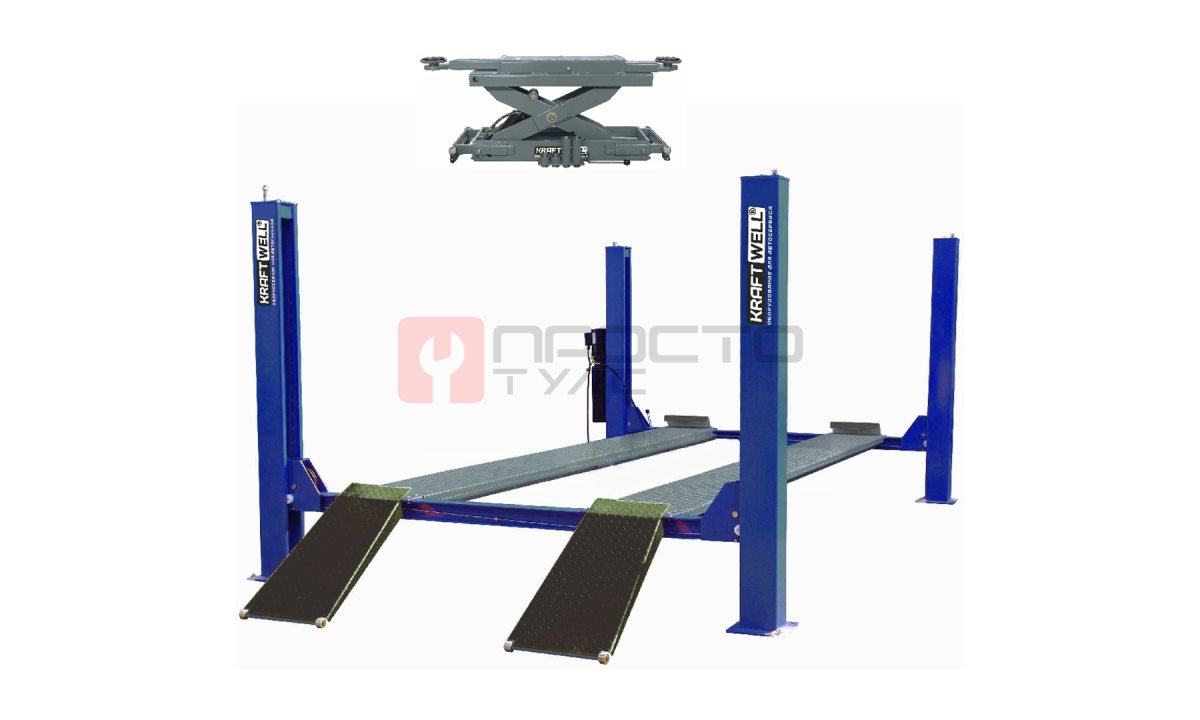  KraftWell KRW6.5_blue+KRWJ7P Комплект слесарный г/п 6.5 тонн (0)