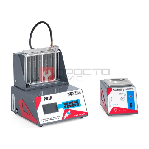 KraftWell PULA KRW-T6-LCD Установка для тестирования и очистки форсунок GDI, EFI, PIEZO