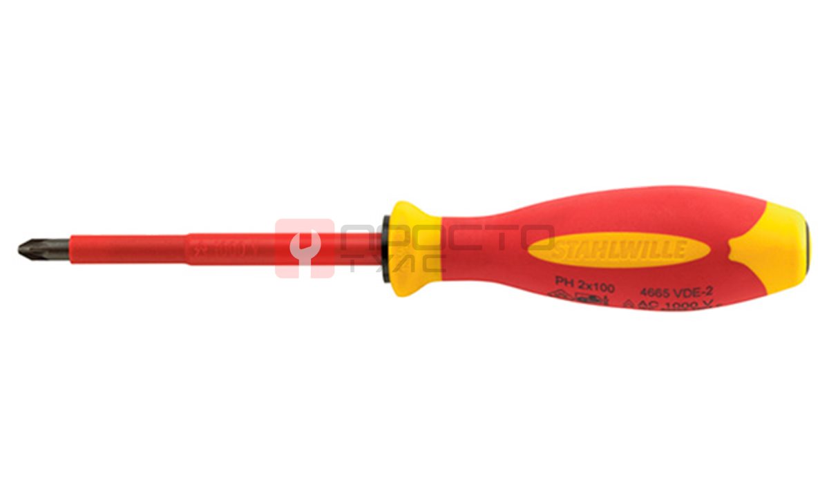  Крестовая отвертка DRALL+ PH 3 х 150, STAHLWILLE, 46651003, 4665 VDE (0)
