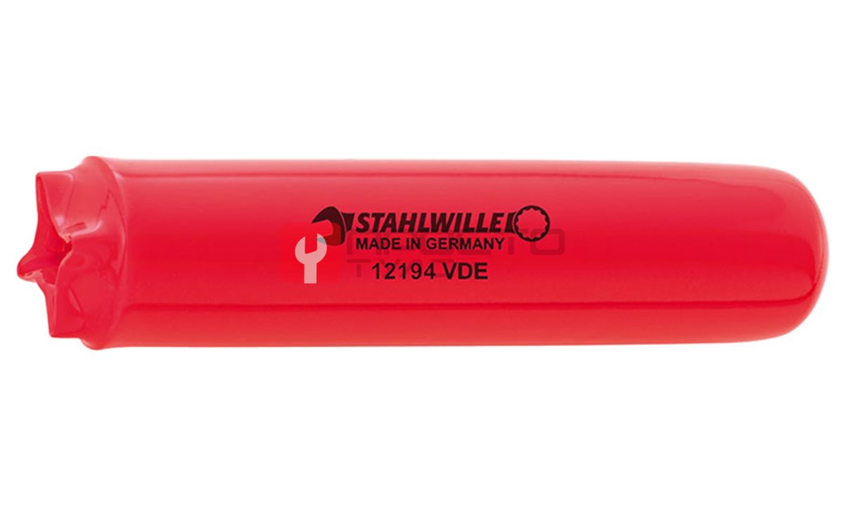  Наконечник VDE с зажимным колпачком, STAHLWILLE, 77030708, 12194 VDE (0)
