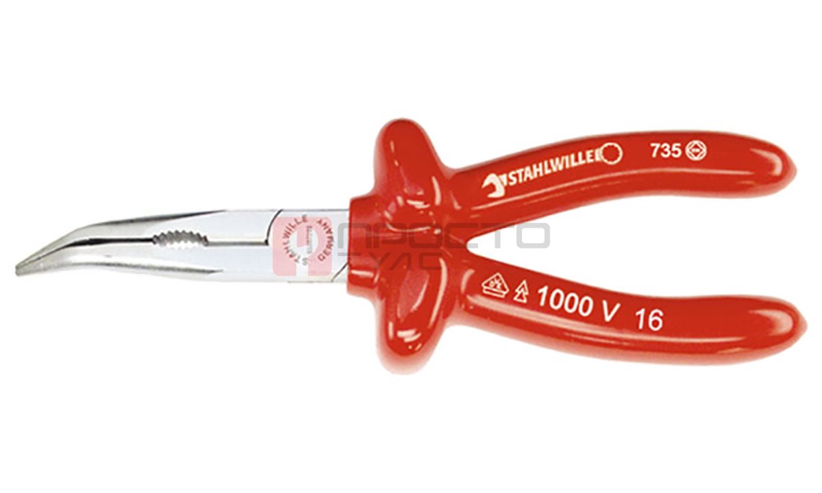  Плоскокруглогубцы с резаком, длина 160 мм, STAHLWILLE, 65307160, 6530 VDE (0)
