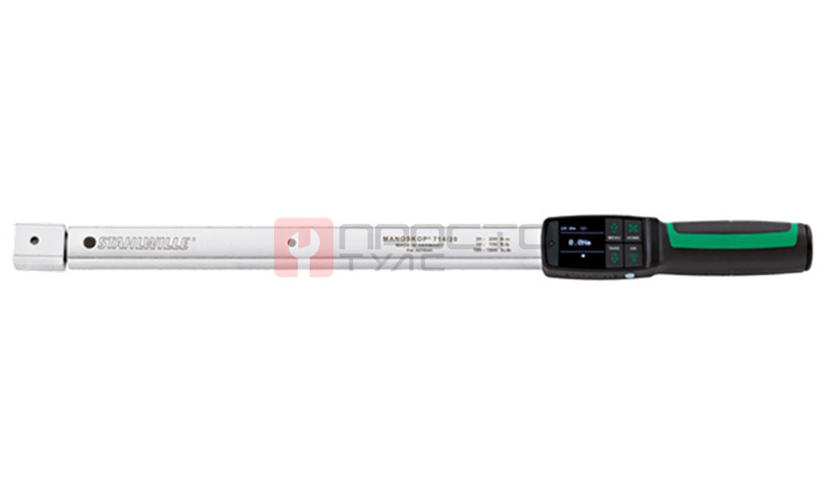  Моментный ключ MANOSKOP® с контролем угла поворота 20-200 Нм, STAHLWILLE, 96500920, 714/20 (0)