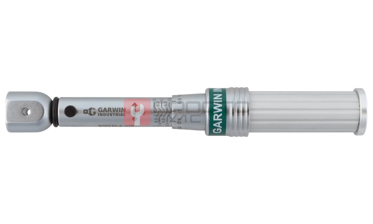  GARWIN INDUSTRIAL 502210-2-10S Динамометрический ключ 2-10 Нм, двухстороннего действия с разьемом под сменные насадки 9х12 (0)