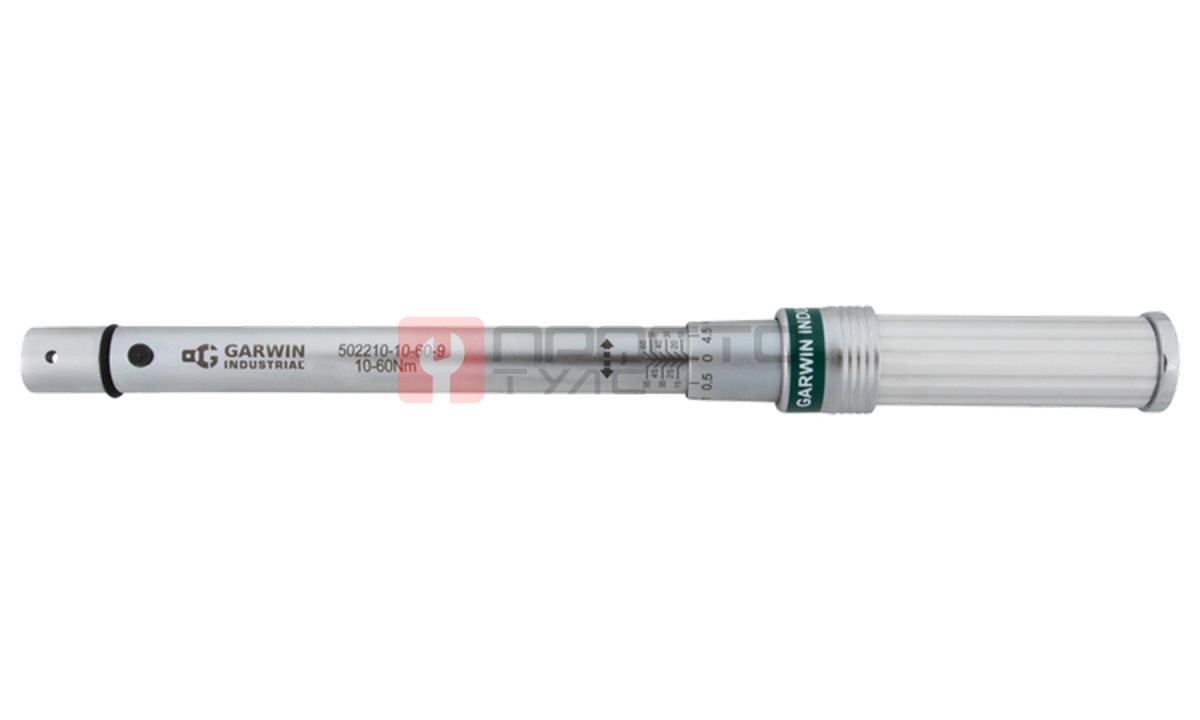  GARWIN INDUSTRIAL 502210-20-100-9 Динамометрический ключ 20-100 Нм, двухстороннего действия с разьемом под сменные насадки 9х12 (0)