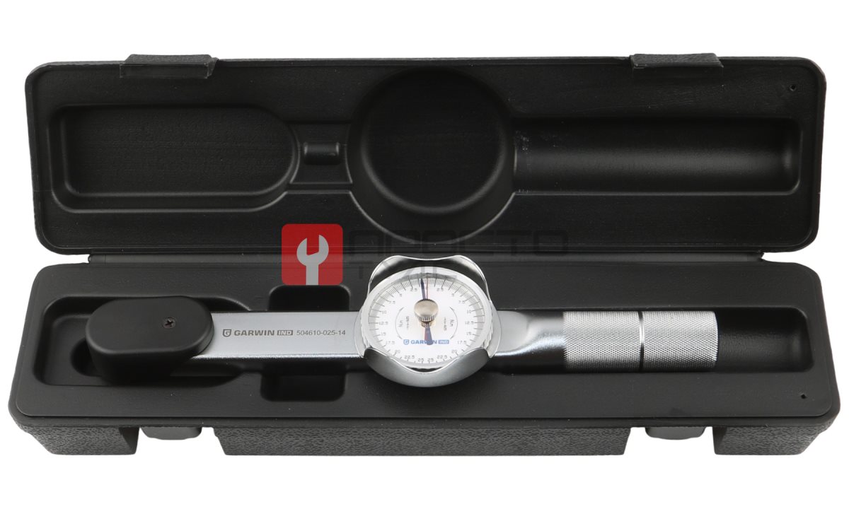  GARWIN INDUSTRIAL 504610-025-14 Динамометрический ключ 0-25 Нм, стрелочного типа, двусторонний, с приводным квадратом 1/4