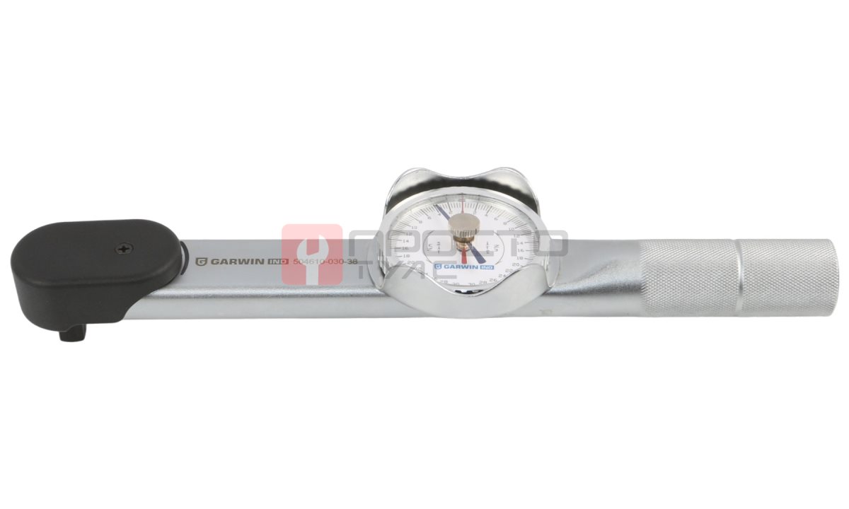  GARWIN INDUSTRIAL 504610-030-38 Динамометрический ключ 0-30 Нм, стрелочного типа, двусторонний, с приводным квадратом 3/8