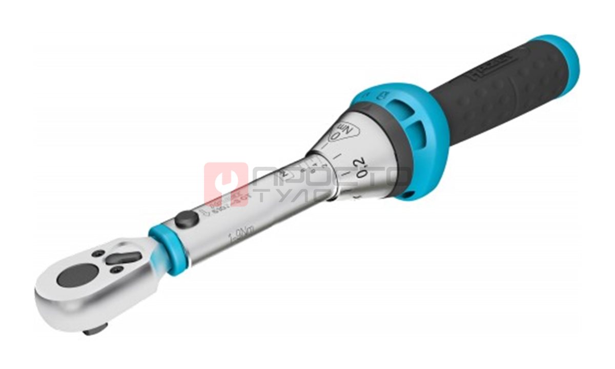  Динамометрический ключ Hazet 5107-3CT 1/4 1-9 Нм (0)