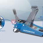  Домкрат подкатной 2,5 т с резиновой насадкой NORDBERG N32025E мни (1)