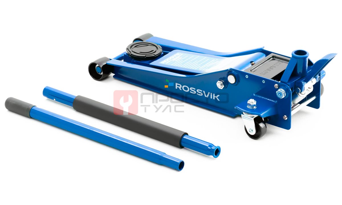  Домкрат подкатной ROSSVIK V3 LOW PROFILE с педалью, г/п 3,0т, 75-505мм (0)