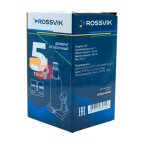 Домкрат бутылочный ROSSVIK V05, г/п 5,0 т, 195-380 мм, синий (8)