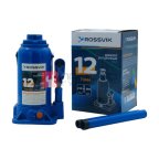  Домкрат бутылочный ROSSVIK V12, г/п 12,0 т, 210-395 мм, синий мни (0)