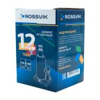  Домкрат бутылочный ROSSVIK V12, г/п 12,0 т, 210-395 мм, синий (9)